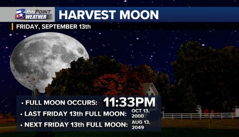 PPoage's tweet photo. Full moon tonight on Friday the 13th!   The two superstitions won’t cross paths again until 2049. #fullmoon #FridayThe13th #superstition  #Superstitious https://t.co/wVkoj4bcgF