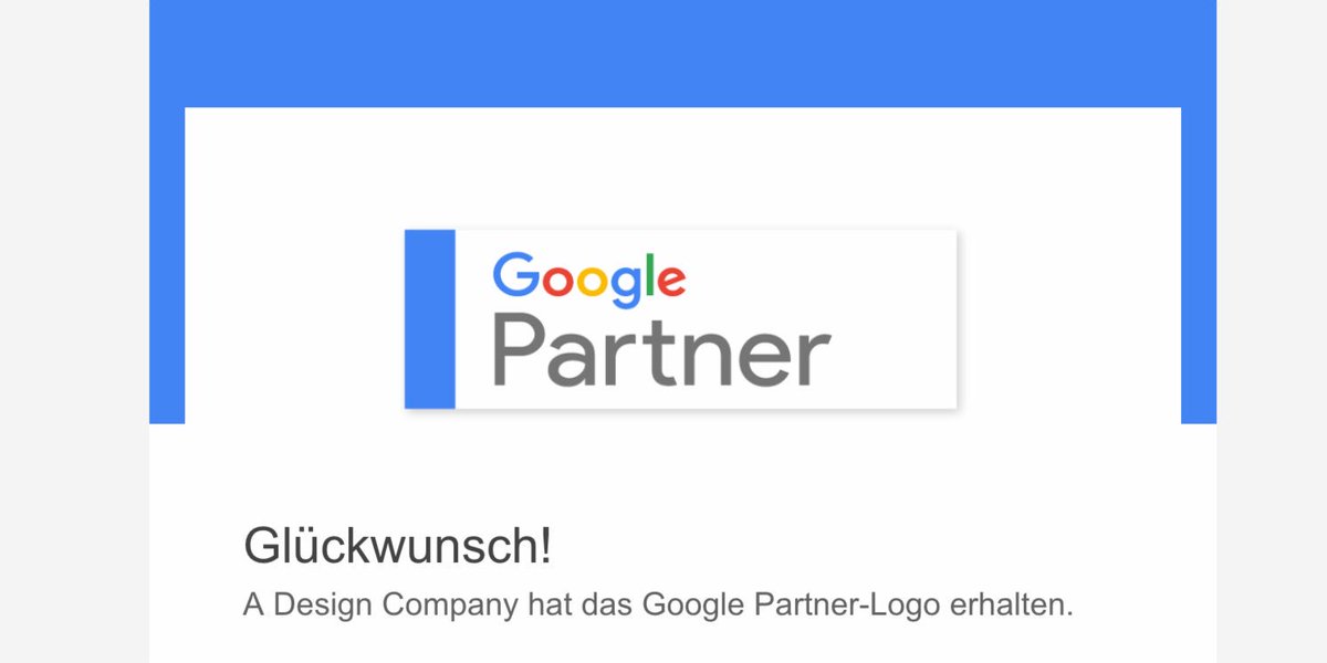 adesigncomp's tweet photo. Wir möchten uns für euch stetig optimieren und die beste #Qualität bieten. Nun sind wir Google Partner 💪🏻 @googlepartners 
📍Unsere @Google Partnerseite:
https://t.co/mNdcErbX9N https://t.co/CK2KNy9qCK