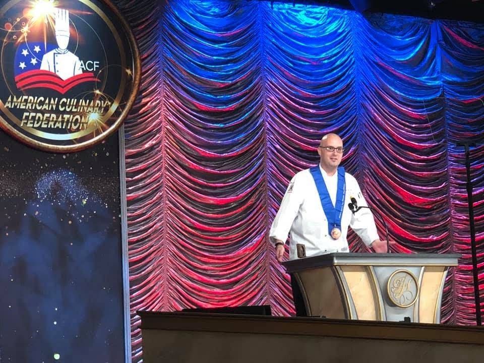 WelbiltInc's tweet photo. Congratulations to our Corp Executive Chef, Andy Coniglio for acheiving Chef of the Year Award, Tampa Bay at the @acfchefs Chapter Awards Banquet! Special Thanks to the @ACFTampaBay for this great honor. #ChefLife #WelbiltChefs #CulinaryAwards #ChefAwards https://t.co/KjW1CPKc0H https://t.co/vcsLIwa0vy