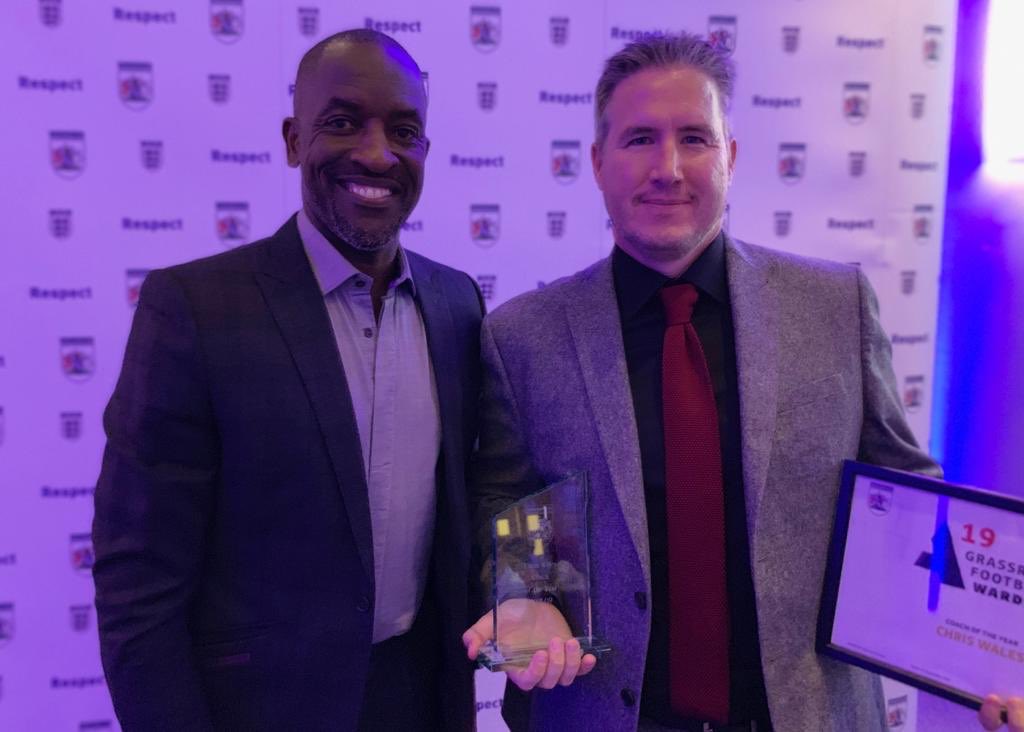 OxfordshireFA's tweet photo. #CoachOfTheYear is up next and we have a very worthy winner in Chris Wales! #OFAAwards https://t.co/CrYheLtGOo