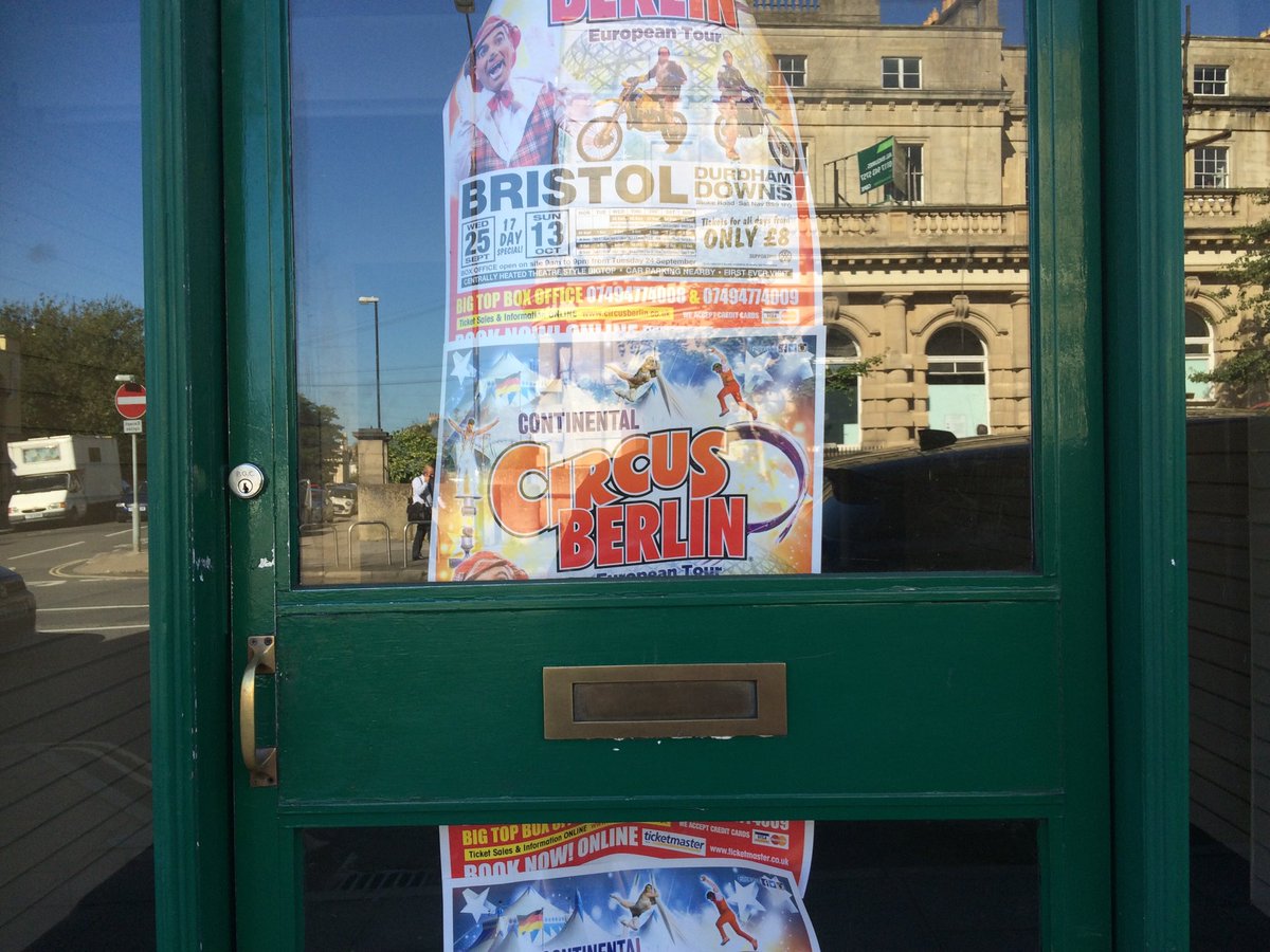 SaveRedlandLibr's tweet photo. So many empty shops within 75 metres of #RedlandLibrary #Bristol

At least #CircusBerlin has free window space for its fly posting https://t.co/KNnmxUhO4y