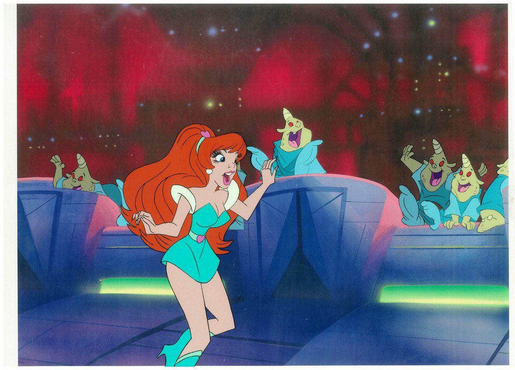 ...Some great model sheets of #DonBluth `s #Daphne  from #DragonsLair &amp; Kimmy from #SpaceAce 
