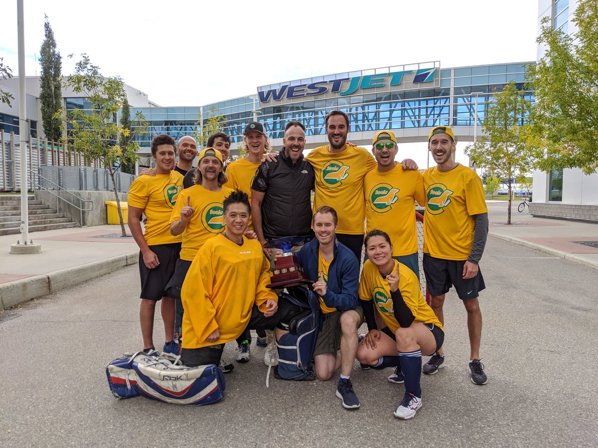 WestJet StreetHockey tweet media
