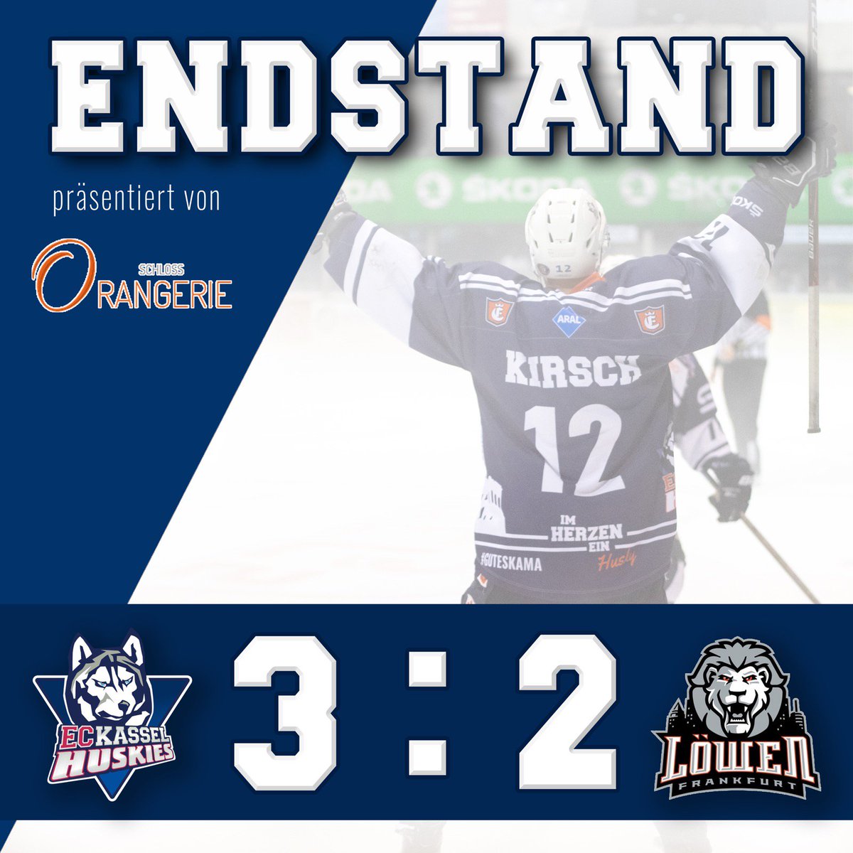 ECKASSELHUSKIES's tweet photo. JAAAAA - DERBYSIEGER!
Justin Kirschs Treffer in der 55. Minute macht den ersten Saison- und Derbysieger perfekt.
Danke für eure unfassbare Unterstützung!
#imHerzeneinHusky #KASFRA #thelionsleepstonight https://t.co/gqKpDiwsxD