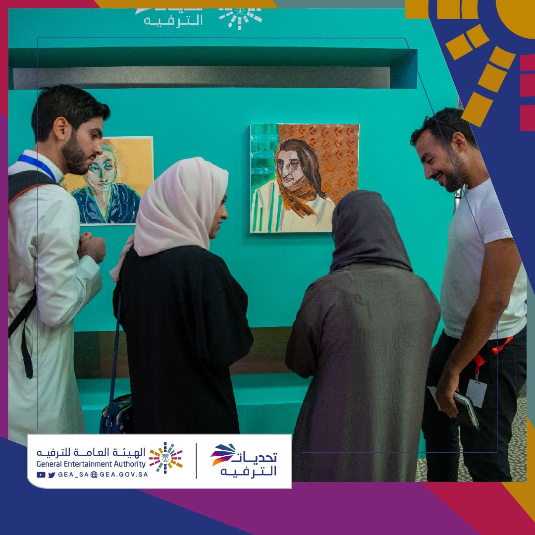 إبداعات المشاركين في معرض الفنون بـ #معسكر_الترفيه لبرنامج #تحديات_الترفيه 😍👏🏼

#هيئة_الترفيه