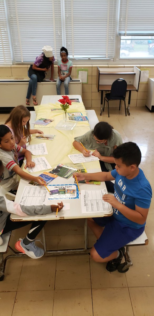 amandanewman21's tweet image. Introducing 4th grade Ss to genre through a book tasting! #genres #makingconnection #engaginginagoodbook #MESbelieve @TeamMiddlesexES @Sbowman2 @Carrie_Hardesty @BCPS_ELA