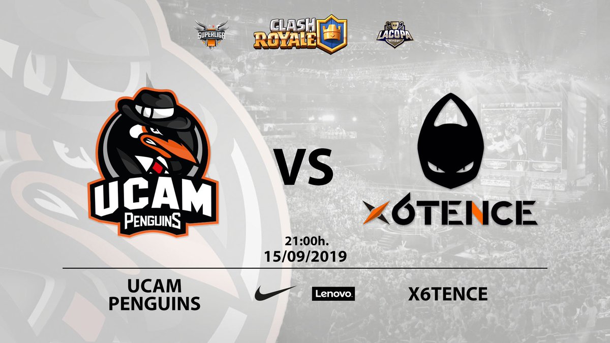 UCAM_esports's tweet photo. 🏆 ¡Empezamos en treinta minutos!
👉 Fase de grupos
⚔️ @@x6tence
📺 https://t.co/vhF2W7XYJw
#CopaClash2 #FreezeTheWorld 🐧 https://t.co/mrO3UGj8IU