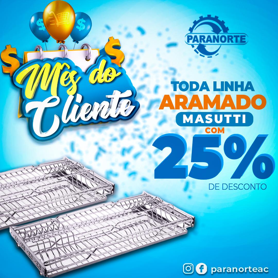 PARANORTE1's tweet photo. MÊS DO CLIENTE 
TODA LINHA ARAMADO
COM 25% 
DE DESCONTO !
APROVEITA.
.
.
.
.
#paranorteac #aramado #desconto #mêsdocliente https://t.co/yFPP9JU5Vi