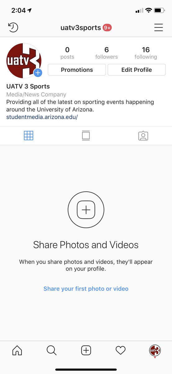 We aren’t just on Twitter, we’re now on Instagram! Stay updated on all sports content happening from the University of Arizona. Give us a follow on our Instagram: UATV3sports #BearDown