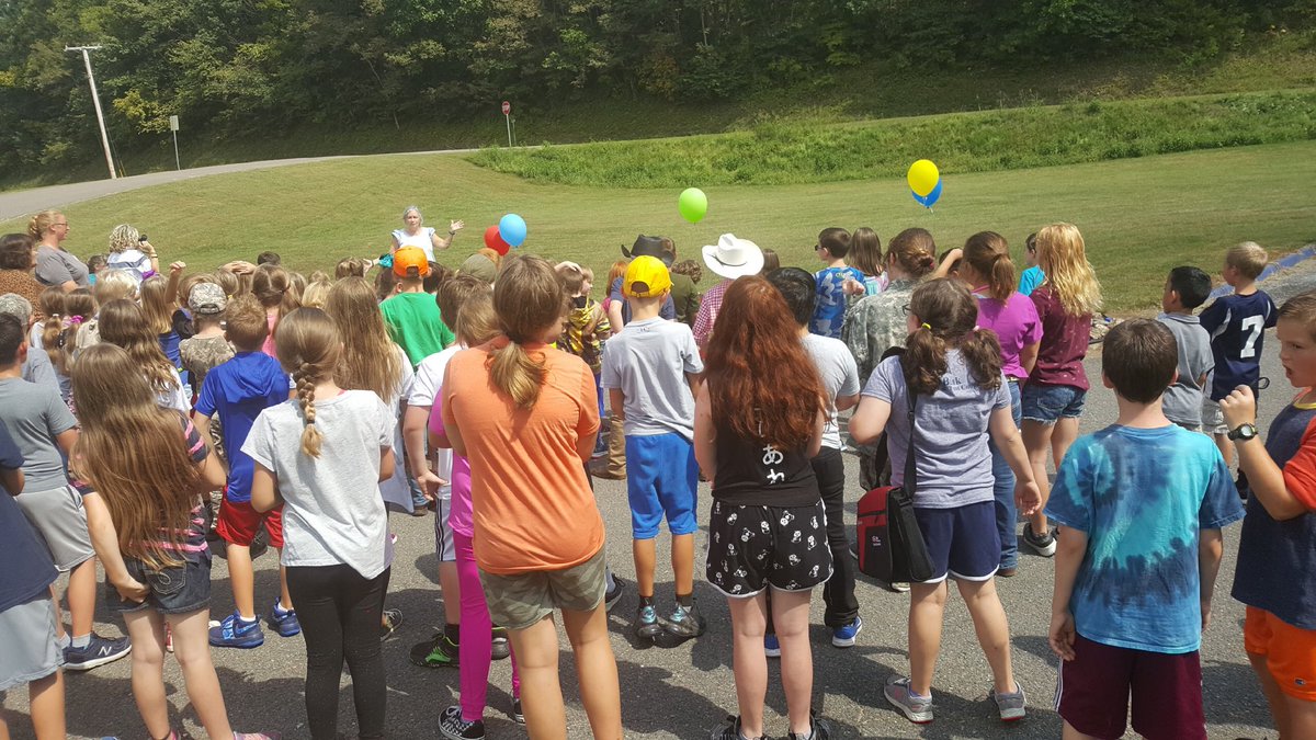 RichValleyEl's tweet photo. Great afternoon for official opening of RVES Rock Garden! https://t.co/LgeI3ZeZRo