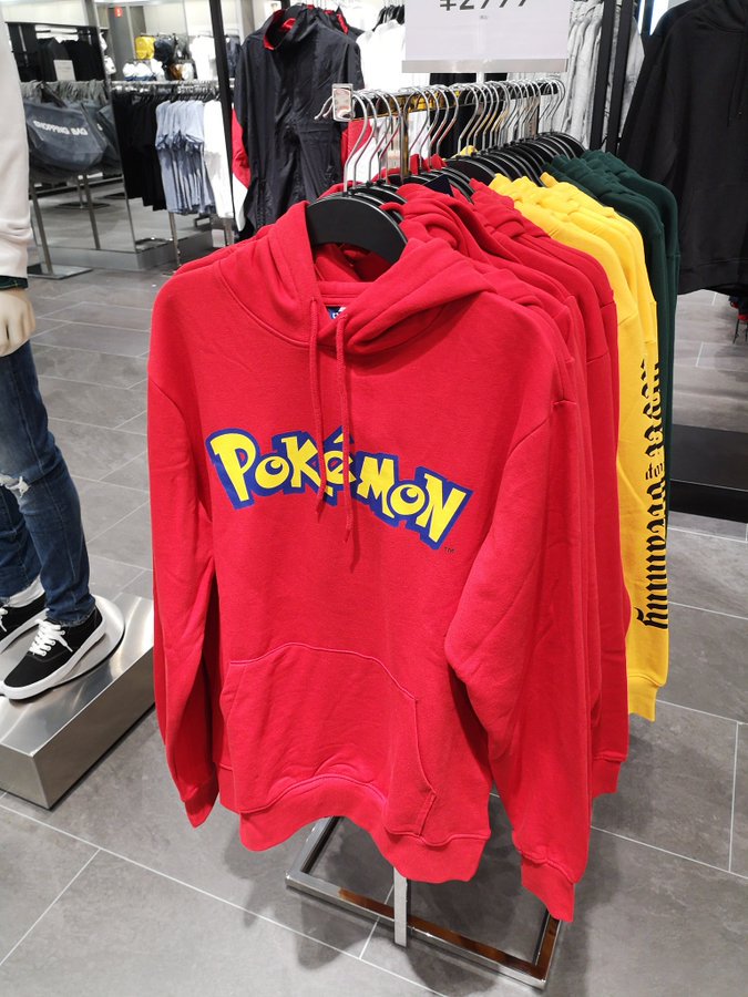 h and m pokemon hoodie