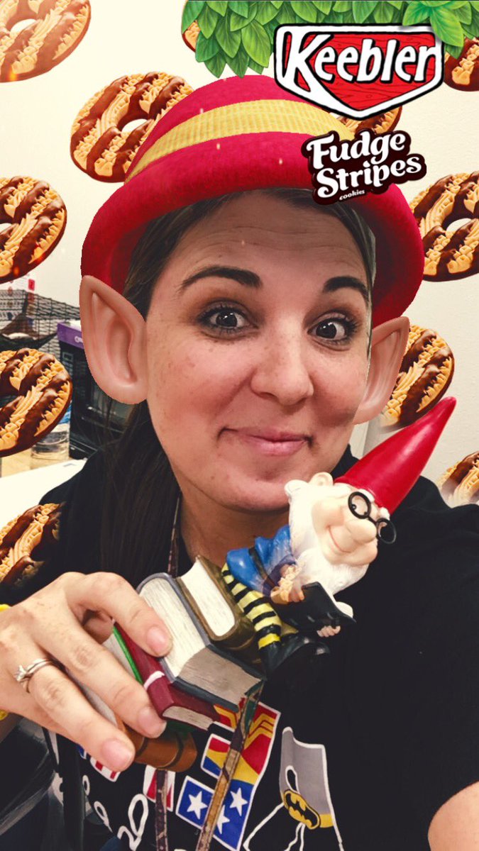 SPhillips2622's tweet photo. Gnorbert the Gnome visited me today and left me the kindest note and sweet treat! @BeaverMST_Stars #GnorbertTheGnome #SpreadingKindness #FridayThe13th #PerfectFilter https://t.co/mnodXEwxns