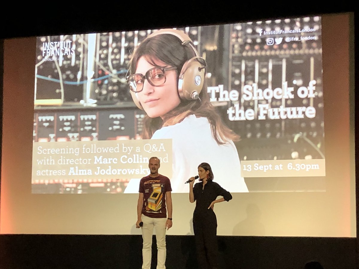 606Distribution's tweet photo. Brilliant night with #marccollin and #almajodorowsky presenting #TheShockOfTheFuture at the wonderful @ifru_london. https://t.co/gj9rK0SZAc