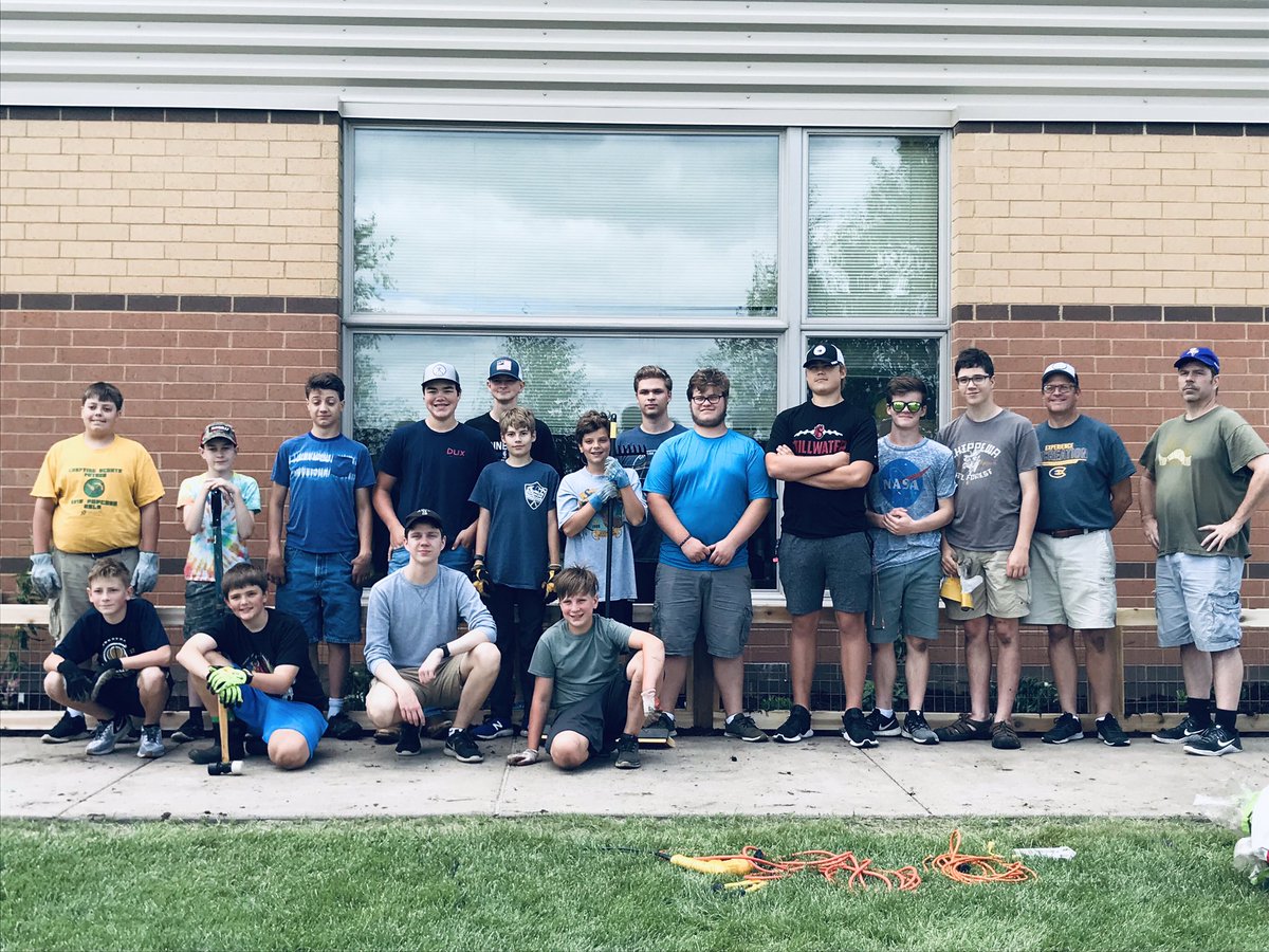 stcroixprep's tweet photo. Thank you to Luke for designing and creating a beautiful pollinator garden for his Eagle Scout project which is outside the KA classrooms. Grateful to Luke and Troop 249 for bringing more beauty and ecological health to our corner of the earth! 
#stcroixprepforlife #stcroixprep https://t.co/DCVyqKxmo9