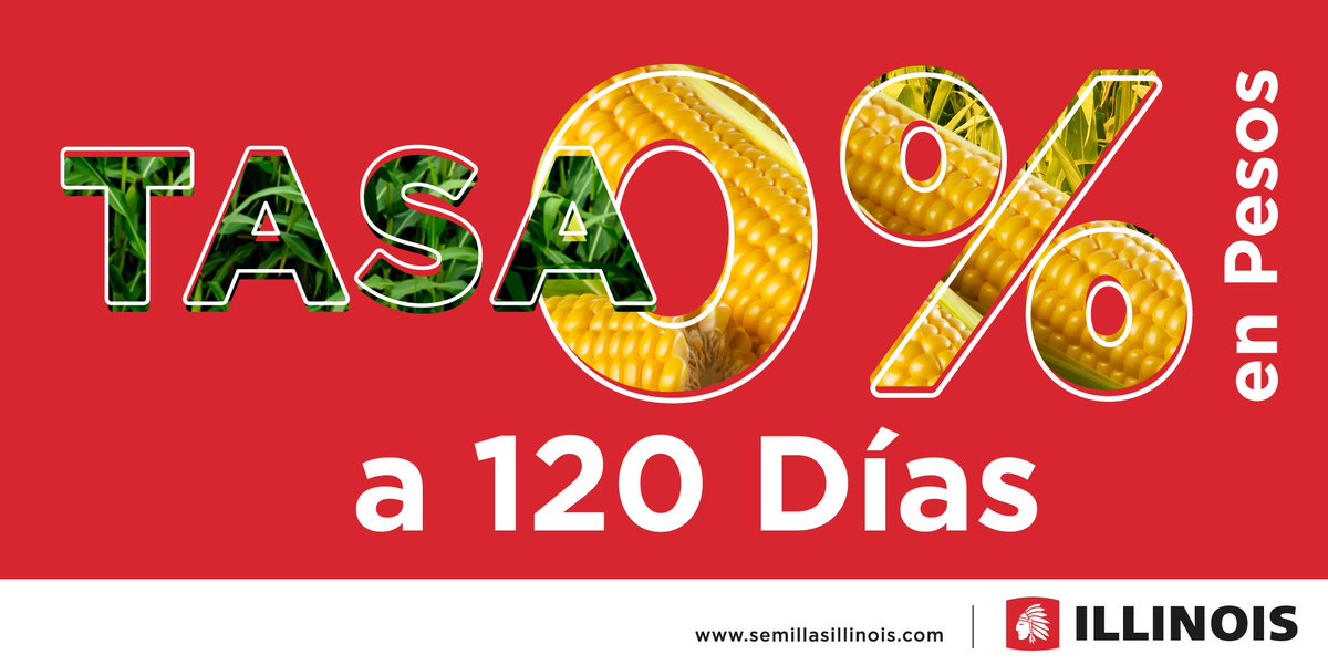 Sem_Illinois's tweet photo. Imperdible #Oportunidad! #Financiación #Tasa0 
Sembrá Illinois y comprobá vos mismo por qué El Resultado, es Rendimiento.
Consultanos!
#Maiz #Siembra19
🌽 #I550 #I799 #I767 #I893 #I797 #I695🌽 https://t.co/kdn42CNpsW