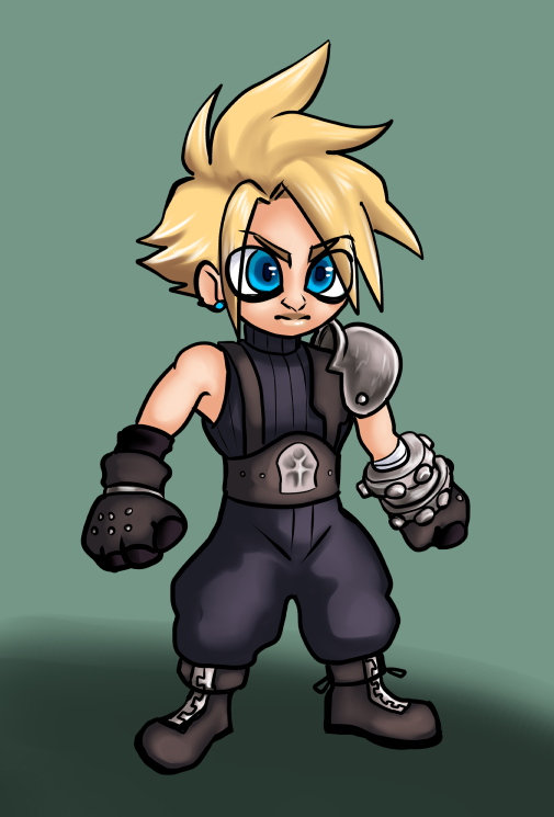 TaliRamirezzz's tweet photo. Cloud, but toony #finalfantasy7 #ff7 #ff7cloud #finalfantasy7cloud #cloudstrife https://t.co/pkXnnBjrqJ