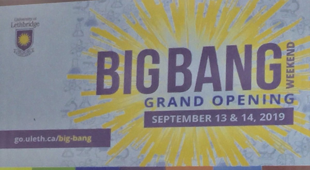 TDA_LindsayS's tweet photo. Excited to be at the #BigBang Grand Opening of the new @uLethbridge Science Commons building! Congratulations!! #uleth #ulethscience #ulethbigbang https://t.co/vkwAuJmnmd