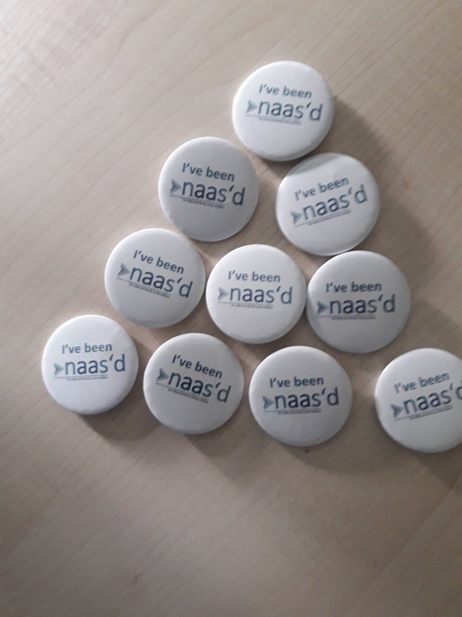 samclaytonpsw's tweet photo. I love the Friday post and look what arrived, regional PSW colleagues I got the badges made!!! Saving some for you and all my staff as they start to sit NAAS #socialworkinprogress
@SiobhanMaclean for her excellent workbook #gotthatfridayfeeling!!! Have a great weekend 😺 https://t.co/3ifQRvEKUd