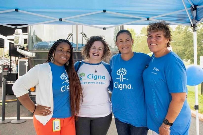 Cigna's tweet photo. Yesterday at Cigna's headquarters in Bloomfield, the @CEOAction Check Your Blind Spots tour arrived. Click for more about #TeamCigna’s participation and how it helps employees identify unconscious biases and take action to behave more inclusively. #CignaCT https://t.co/0tqrbb3bRl https://t.co/oyb9u6d53l