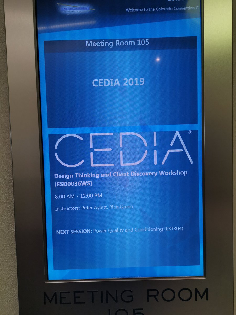 ArchimediaME's tweet photo. Our President and CTO, Peter Aylett is at @CEDIA @CEDIAExpo teaching other industry professionals how to design for people and spaces using technology. #leadership https://t.co/P2MFKw5rsV