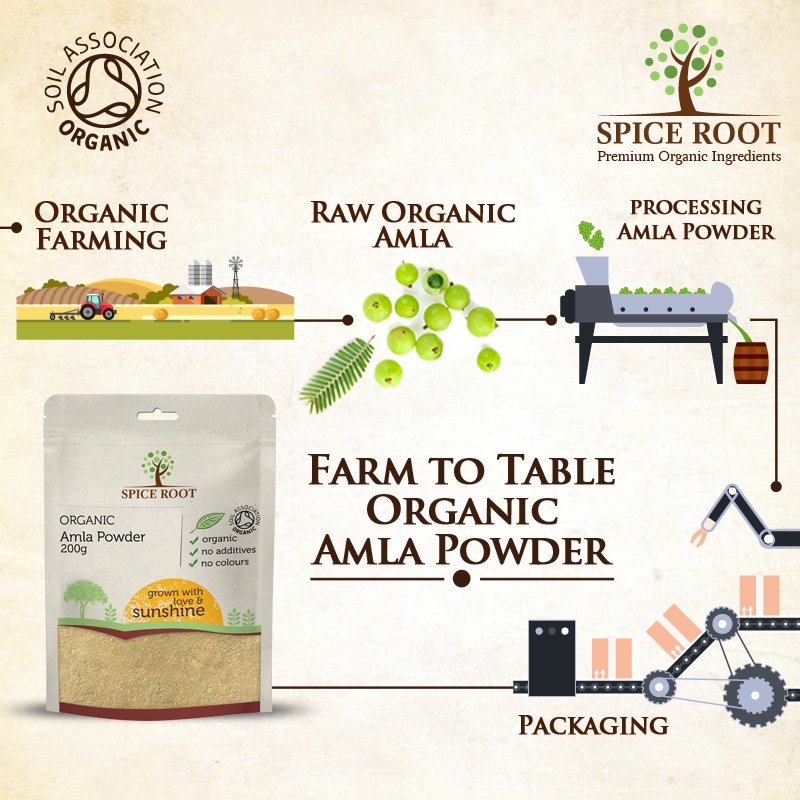 the_spice_root's tweet image. Amla powder has a slight sour taste due to it&apos;s high vitamin C content, and can be added in everyday cooking as a replacement to chemically produced artificial citric acid.
🌿
#amlapowder #organicamlapowder #vitaminc #beautyandwellness #organicamla #immunitybooster #weightloss