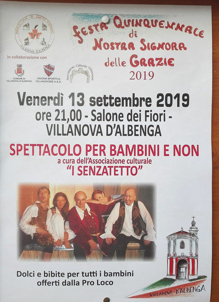 mediterranew's tweet photo. Liguria Teatro I Senzatetto questa sera in scena a Villanova d'Albenga... https://t.co/t7t5Df7IgQ