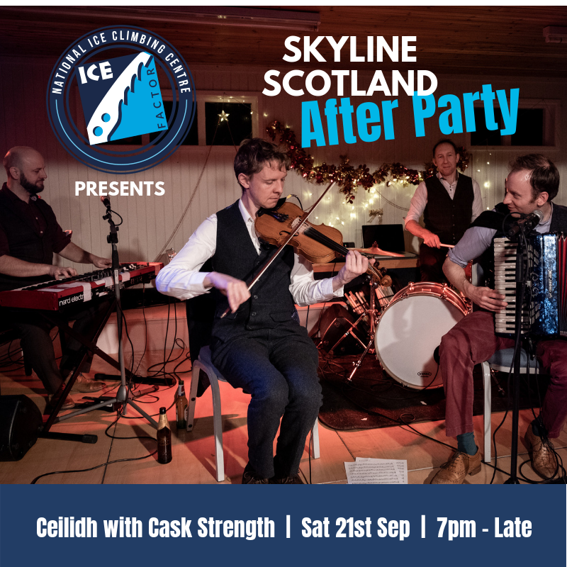 We're looking forward to welcoming <a href="/CaskStrengthCB/">CaskStrengthCeilidh</a> to the <a href="/GlenCoeSkyline/">Glen Coe Skyline®️</a> After Party on the 21st Sep, and of course, the runners! 😃 hopefully they'll have enough energy left for a bit of ceilidh dancing