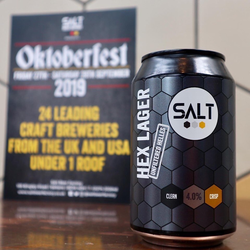 OKTOBERFEST 🇩🇪 24 leading craft breweries from the UK and USA under 1 roof in @saltbeertap Only 2 weeks to go! Tickets 👇🏻 bit.ly/SaltOktoberfest