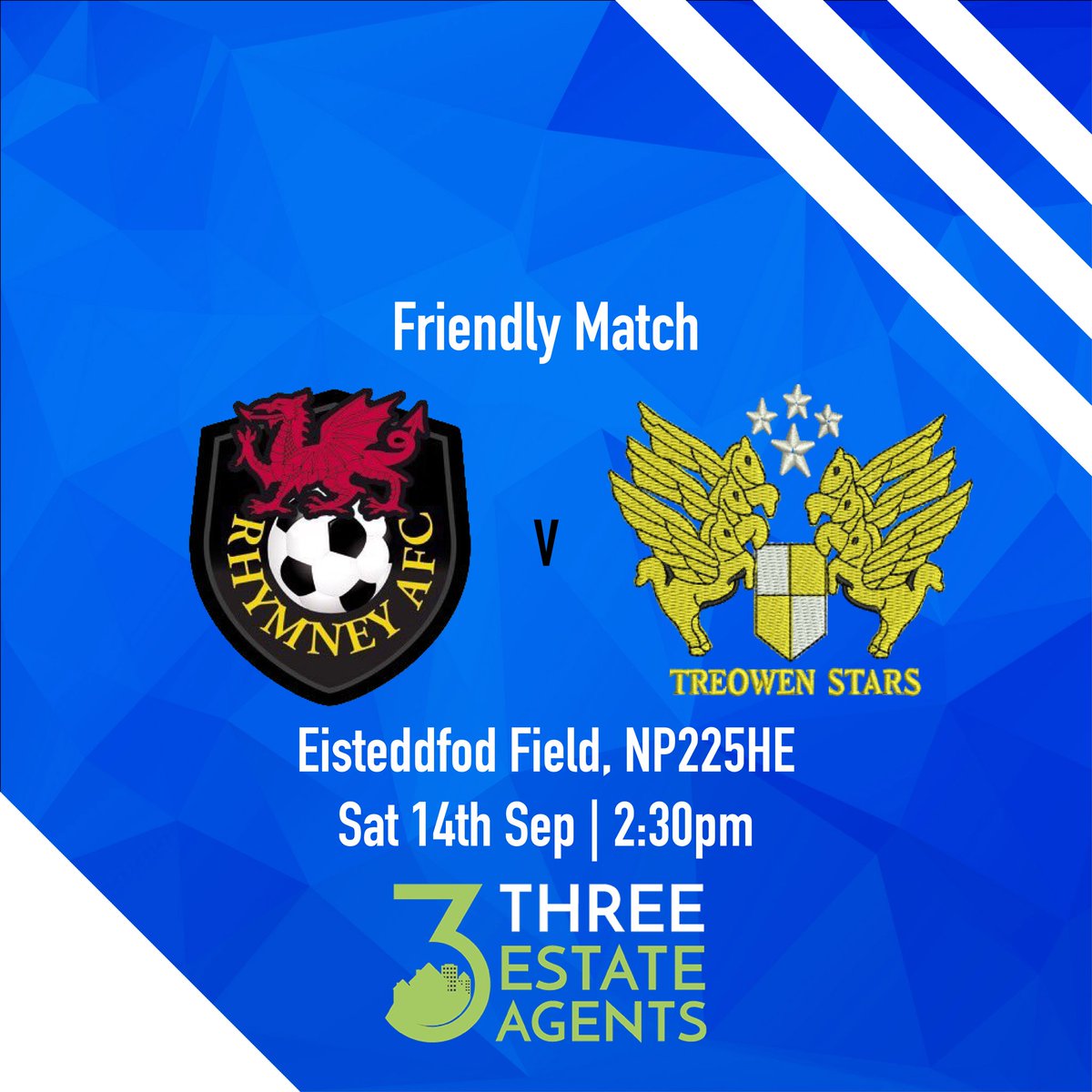 rhymneyafc's tweet photo. Tomorrow the first team welcome a Development side from @Treowenstarsfc to Wembley for our first game at home this season in a friendly 2:30 kick off https://t.co/vD8QoUrsWb