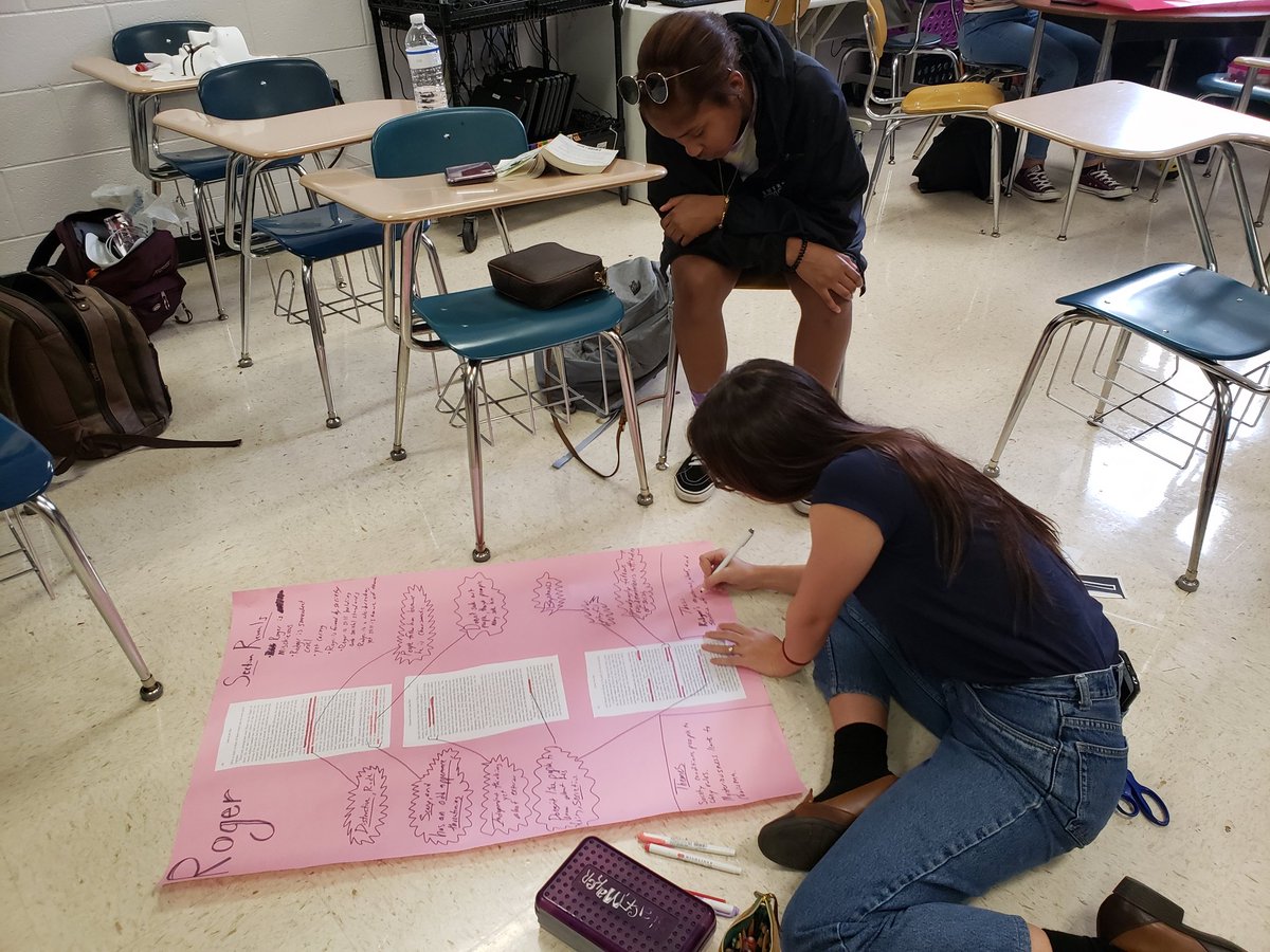 APLitBennett's tweet photo. LOTF Analysis is a Productive Mess!! #100YearsofTradition https://t.co/8oZ19uNcLX