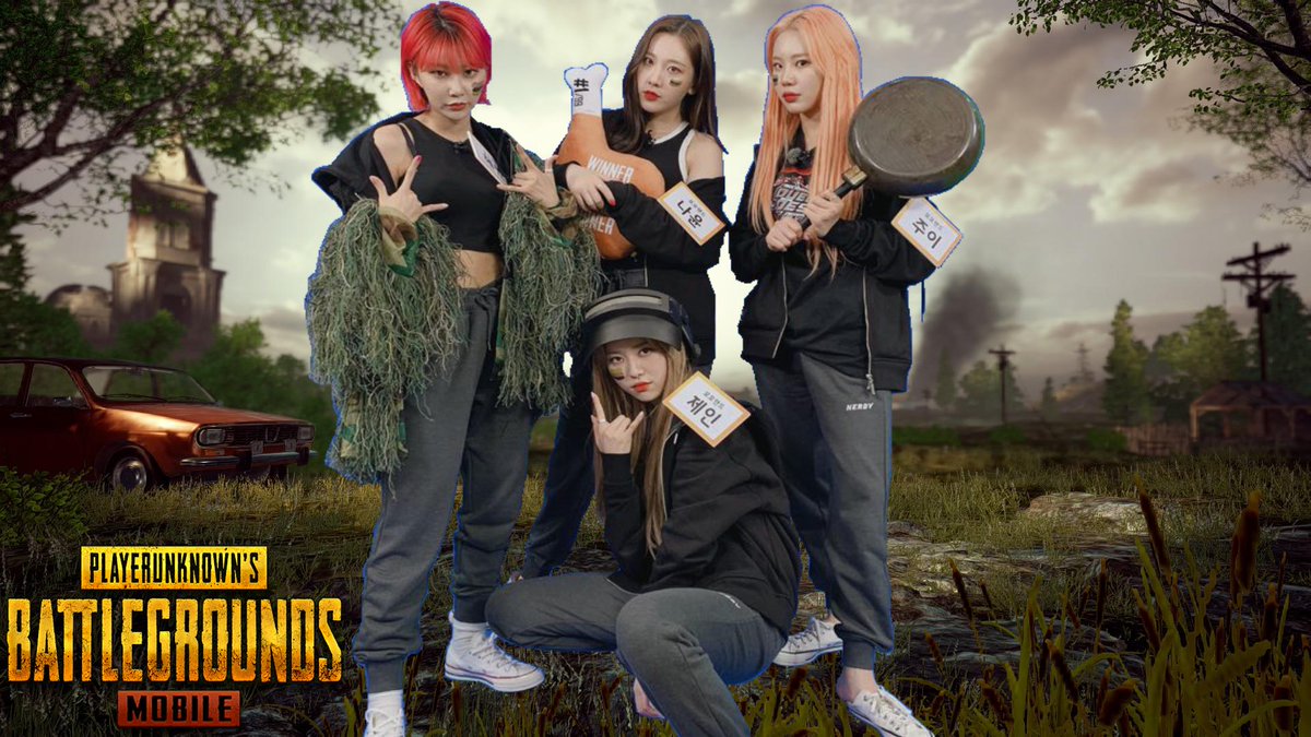 JiyeonsHusband's tweet photo. This is the squad you face. WYD?
#MOMOLAND
#PUBGLAND https://t.co/EsuOEYfZC5