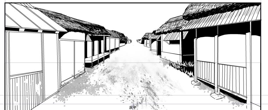 なんか江戸時代っぽく見えればいいなって 