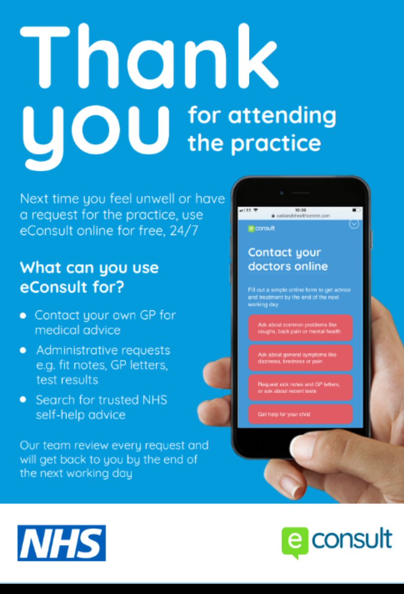 markyt204's tweet photo. @econsult_thinks Good luck to all of our eConsult family running flu clinics this weekend! What a great opportunity to tell patients about your online consultation service available via your website 24/7. Our marketing team have lots of ideas/materials to promote eConsult! #Flu https://t.co/PVDMMj2FIP