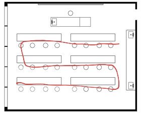 ChozoMatt's tweet photo. How the attendance sheet is supposed to be circulated vs. what actually happens.

@HinesAshton https://t.co/P9ntfpDjln