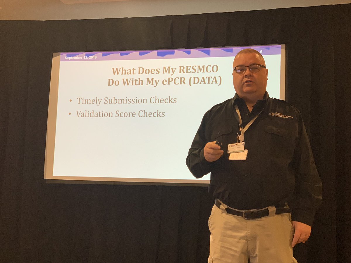 theEMSsiren's tweet photo. #EMS #data is the fastest received in reference to #publichealth - our charting is not just to have a chart. We are critical to overall delivery of healthcare. #PulseCheck19 #paramedicine https://t.co/0MTx7g941k