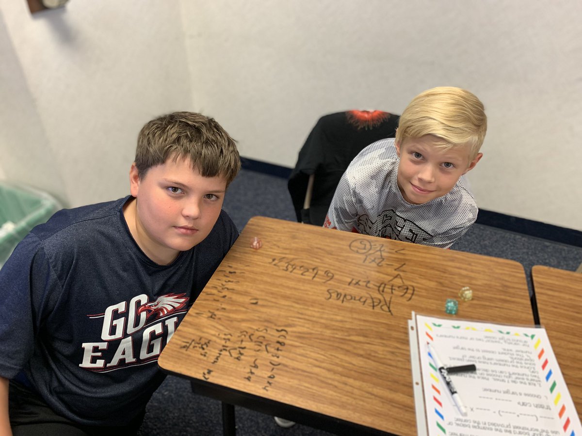 MissMcGrathMath's tweet photo. Station work to practice order of operations!! These kiddos are rocking it!!! #ChandlerCheetahs https://t.co/soGR55lLxu