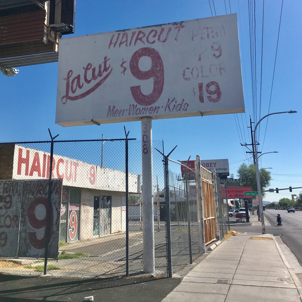 dlicj's tweet photo. sorry guys you can’t build a fence high enough to keep me away from those $9 haircuts https://t.co/5wBhsUJR3L