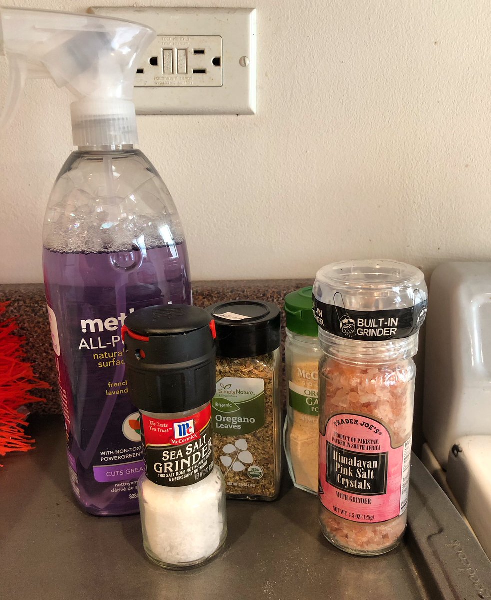 itsalicetime's tweet image. I keep telling my girlfriend I’m bringing my dowry with me, which mostly consists of partially used spices and cleaning supplies. #whatabargain #themove
