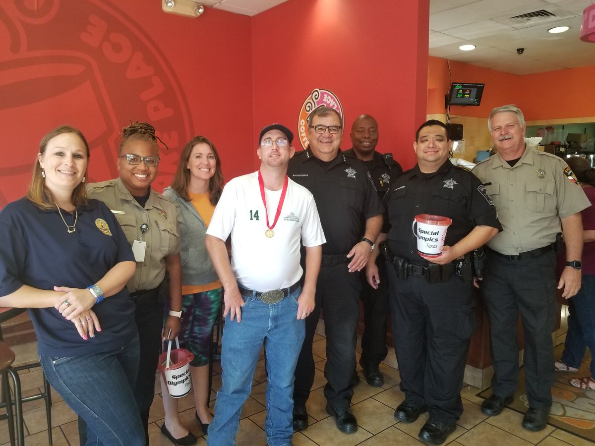 TCConstablePct2's tweet photo. Come out to see PCT 2 and our Texas Law Enforcement Torch Run for Special Olympics for Special Olympics partners at Dunkin' (12200 Research Blvd, 78759) for Special Olympics Texas Coffee for Champions event. We will be out there this Friday and Saturday.
https://t.co/rO9W7TwweP https://t.co/bCPGQ3ser9