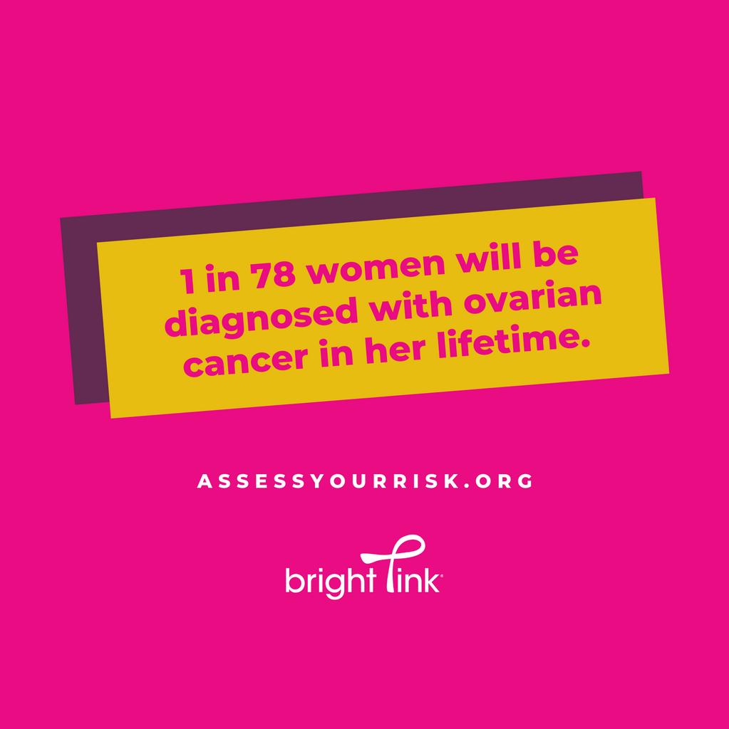 BeBrightPink's tweet photo. #OvarianCancerAwarenessMonth is almost halfway over, so here's your reminder: learn your risk factors in just 5 min, and start living that prevention life. #AssessThenAct #OCAM

Tap the link to get started today: https://t.co/tlFdpW0mZ3 https://t.co/lA4qgyB7GR
