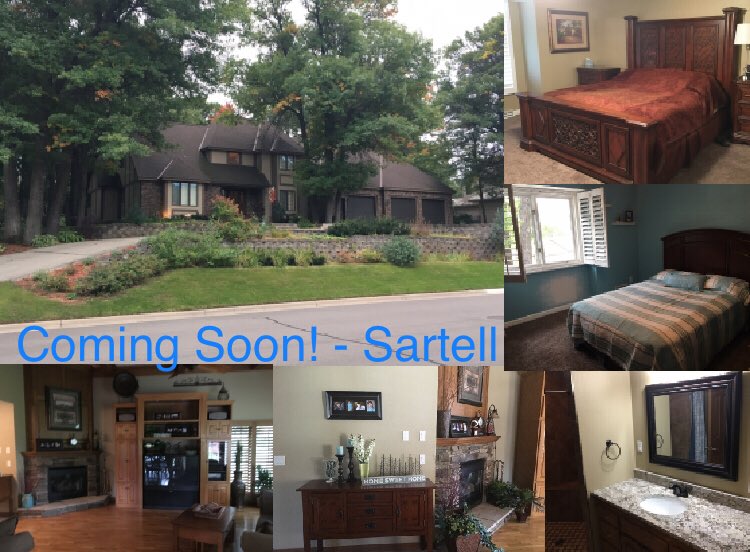 1MNhomeseller's tweet photo. French Country Tudor on large mature lot in Sartell. Quality craftsmanship - over 5100 sq ft. This 4 bedroom, 6 bath home is sure to please, with new granite countertops, carpeting &amp; updated tiled showers.  Expansive aggregate patio, x-large 3 car garage Owner/Agent 320-290-6681 https://t.co/UUoMnbTJjW