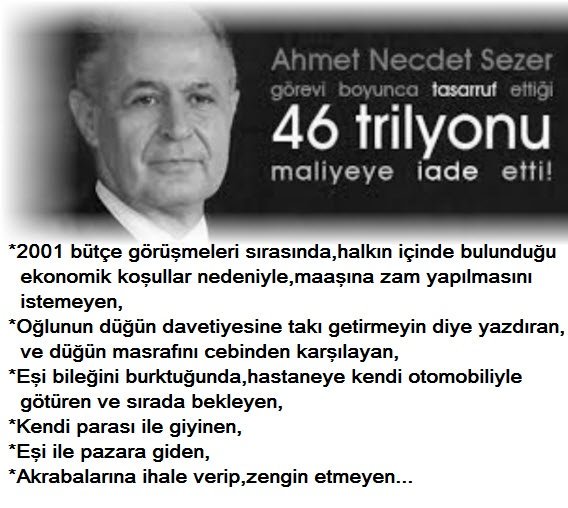 10 cu Cumhurbaşkanımız Sayın #AhmetNecdetSezer doğum Gününüz kutlu olsun.💐
Devlet Adamında dürüstlük nasıl oluru gösteren isimdir.