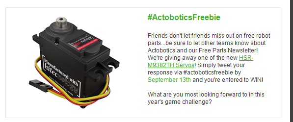 12528NextGen's tweet photo. What are we looking forward to this year?  Everything!  #actoboticsfreebie https://t.co/PaDg8Gkjnc