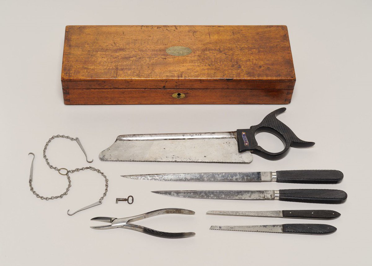 NCmuseumhistory's tweet photo. Since it's #FridayThe13th, we thought it'd be appropriate to share artifacts from our #creepycollection, starting with this 1865 surgical kit! ๐ฑ https://t.co/Jwqv8F6zxD