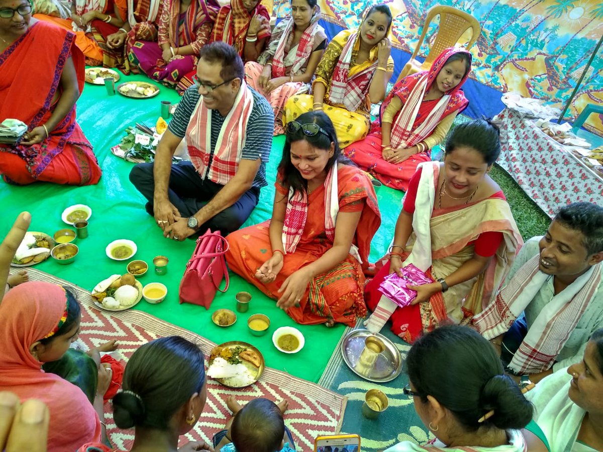 DrByomakesh's tweet photo. #CommunitybasedeventsCBE a platform for community awareness towards care of mother and children
#Goalpara district organised #matrubandana and #annaprasan I'm presence of #DC_Goalpara and #ADC in #poshanmela
@MinistryWCD @ADTPIRAMAL @PoshanAssam @POSHAN_Official @PiramalFdn https://t.co/ZPdsq84BNG