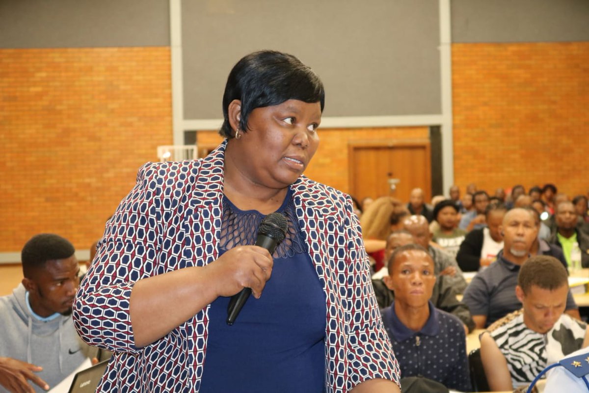 SAPoliceService's tweet photo. #sapsNC Different community structures pledged their support in the fight against crime today during the Provincial Community Policing Forum roadshow in Kimberley. The #CommunityPolicingStrategy will be launched on 21 September 2019 in De Aar, Nonzwakazi Stadium. ML https://t.co/t9jnun46UF