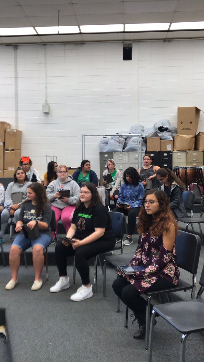 Stagg choir students prepare for an upcoming concert. #d330connect