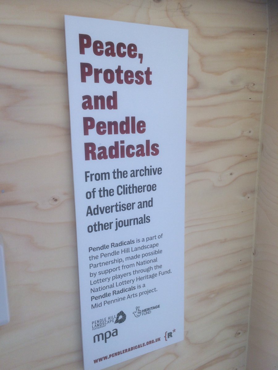 teamMPA's tweet image. We have a busy day for @heritageopenday tomorrow! As well as #TowpathExplorers in Burnley, we have the @PendleHillLP Mobile Hut at #Clitheroe Market from 11am-4pm. Visit and find out about #PendleRadicals &amp;amp; see the exhibition of gems from the Clitheroe Advertiser archives.