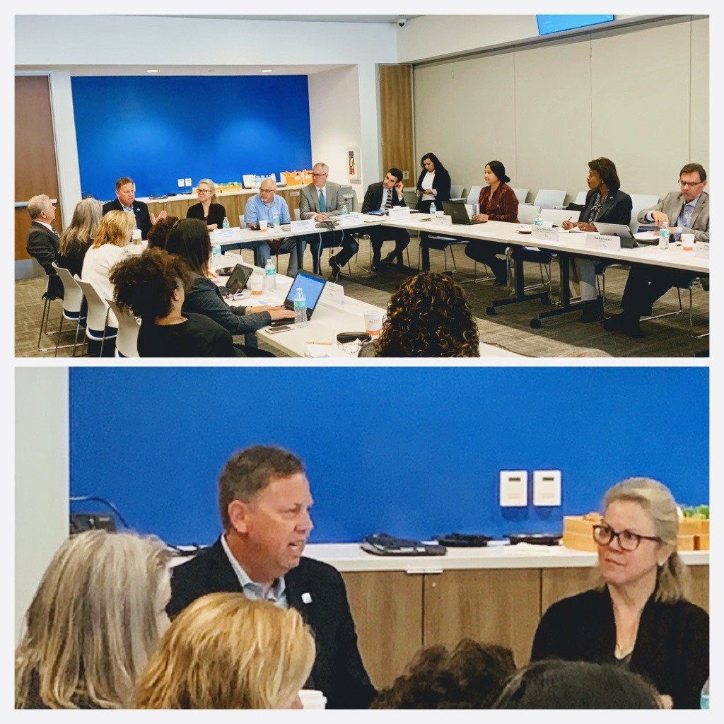 OCTAnews's tweet photo. #OCTA and CEO Darrell E. Johnson are pleased to welcome the executive committee of @CalTransit to #orangecounty. Darrell gave an update on the @ocstreetcar and #OCFlex #microtransit, among other O.C. projects. https://t.co/rDVzuqr7WY