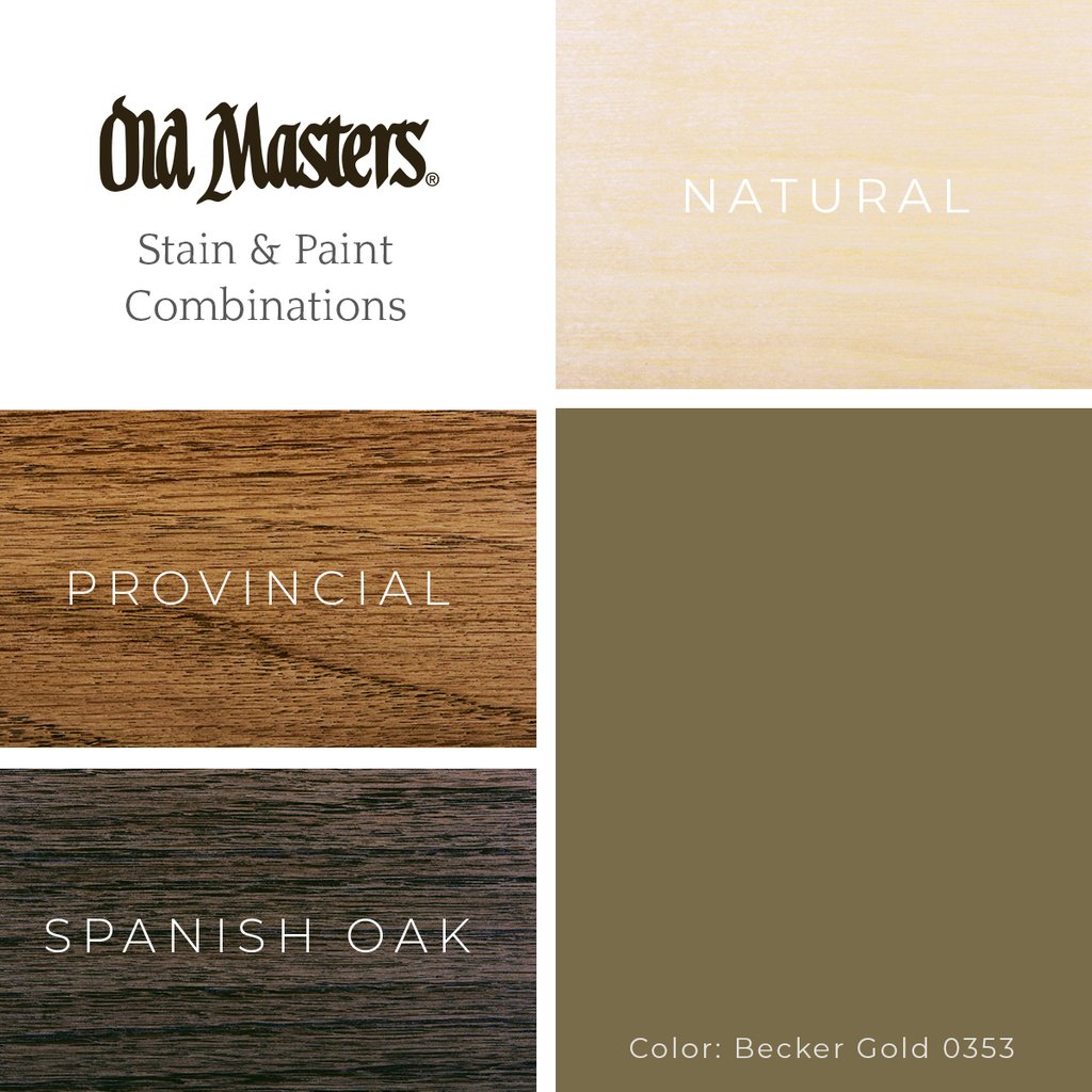 myoldmasters's tweet photo. Becker Gold is a beautiful paint color that offers a sophisticated feel. This color pairs well with Old Masters Natural, Provincial, or Spanish Oak stains.

https://t.co/hZ3EwtGvSq

#OldMasters #Palette #WoodStain #Inspiration #Stain #Paint #ColorTrend #TrendingColor #Interior https://t.co/SXx65YfGJK